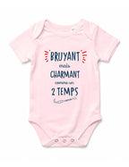 Body "Bruyant mais charmant comme un 2 temps" bébé