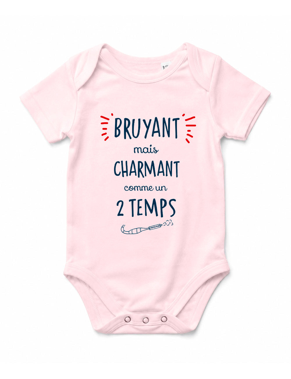 Body "Bruyant mais charmant comme un 2 temps" bébé