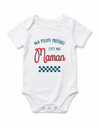 Body "Ma pilote préférée c'est ma maman" bébé