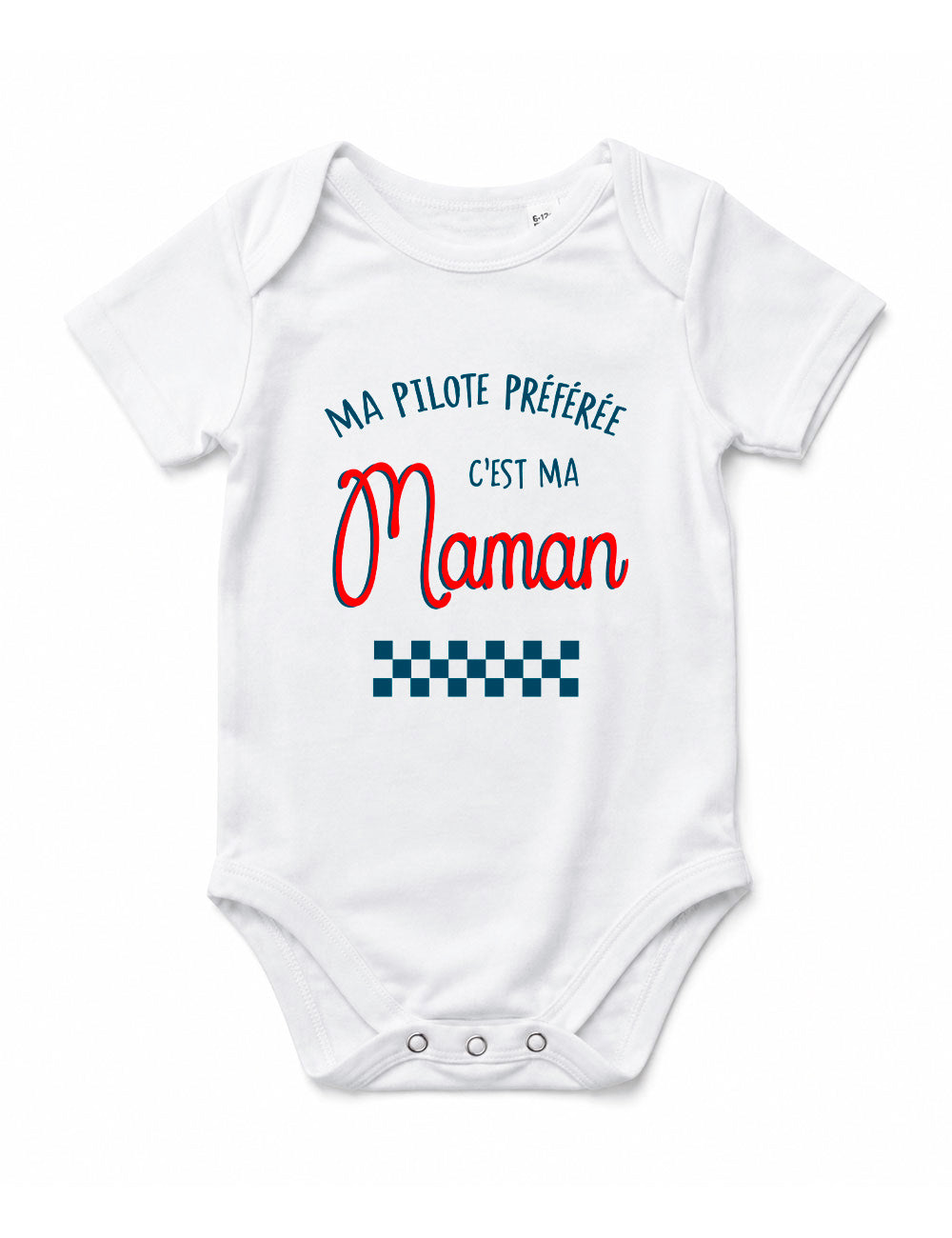 Body "Ma pilote préférée c'est ma maman" bébé