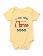 Body "Ma pilote préférée c'est ma maman" bébé