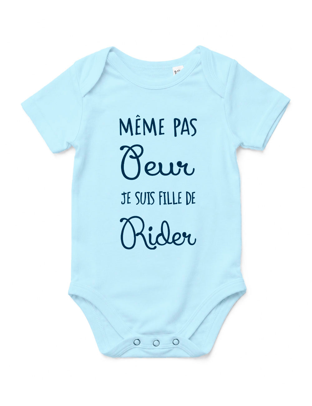 Body "Même pas peur je suis fille de rider" bébé