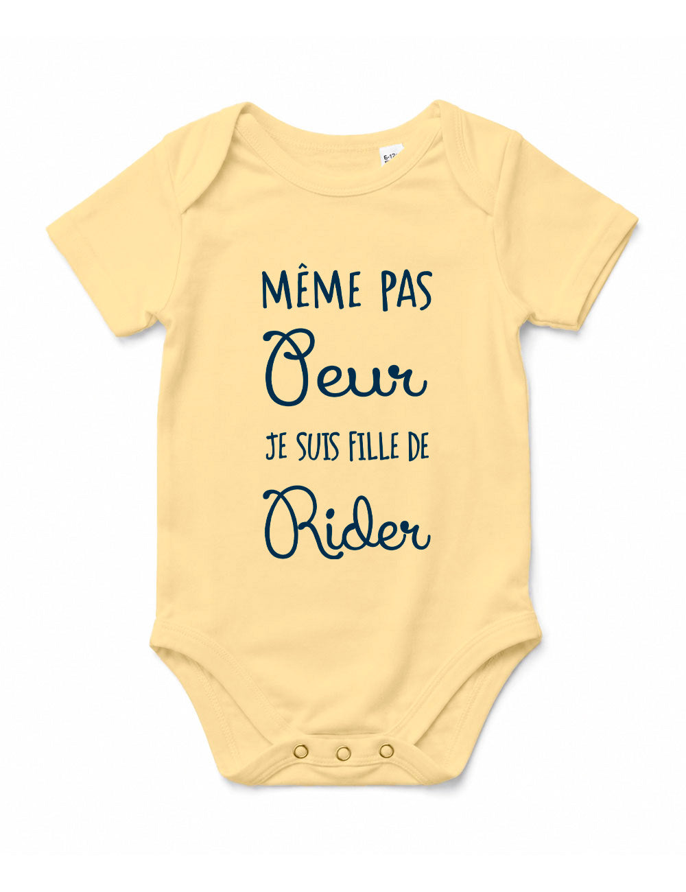 Body "Même pas peur je suis fille de rider" bébé