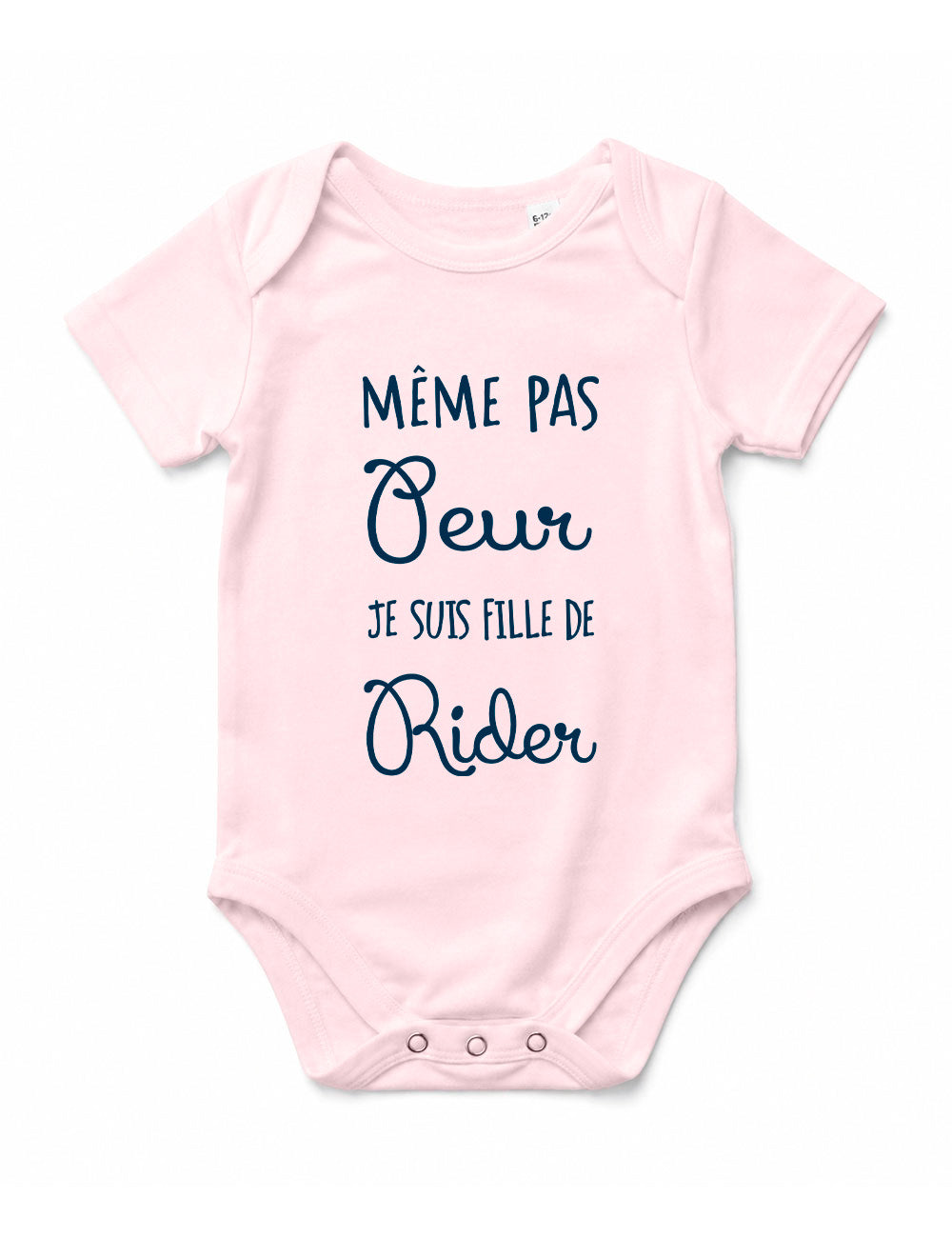 Body "Même pas peur je suis fille de rider" bébé