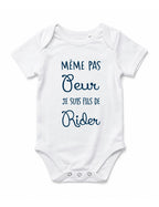 Body "Même pas peur je suis fils de rider" bébé