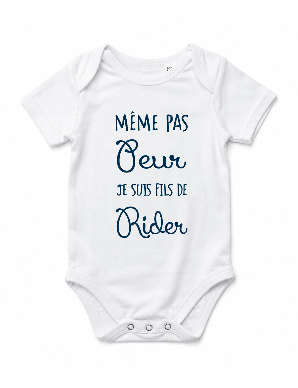 Body "Même pas peur je suis fils de rider" bébé