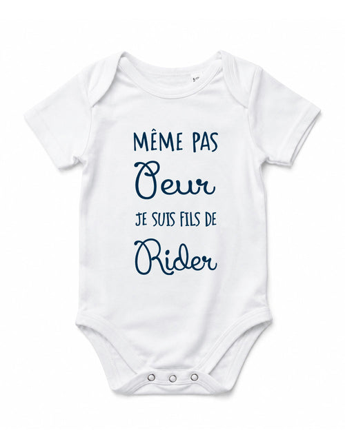 Body "Même pas peur je suis fils de rider" bébé