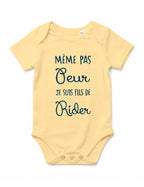 Body "Même pas peur je suis fils de rider" bébé