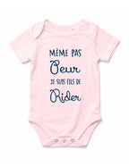 Body "Même pas peur je suis fils de rider" bébé