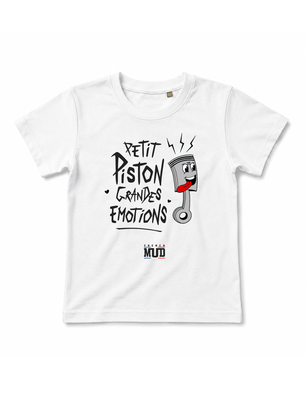 T-shirt "Petit piston, grandes émotions" Enfant