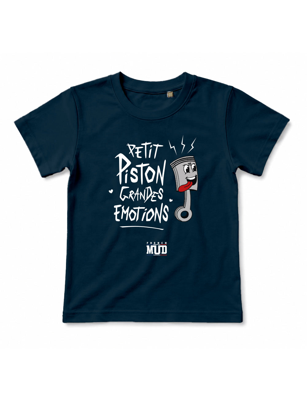 T-shirt "Petit piston, grandes émotions" Enfant