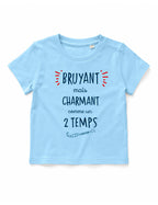 T-shirt bébé "Bruyant mais charmant comme un 2 temps"