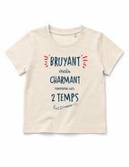 T-shirt bébé "Bruyant mais charmant comme un 2 temps"
