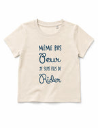 T-shirt bébé "Même pas peur je suis fils de rider"