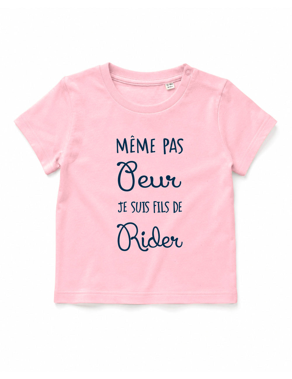 T-shirt bébé "Même pas peur je suis fils de rider"