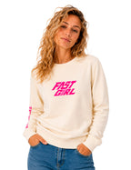 Sweat Col Rond "Fast Girl" Unisexe