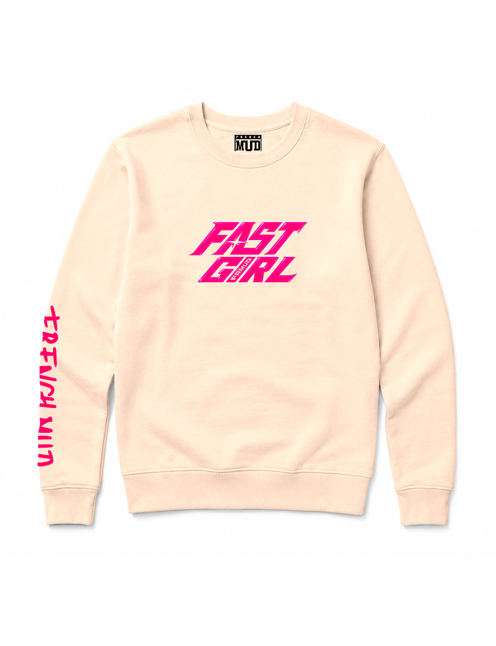 Sweat Col Rond "Fast Girl" Unisexe