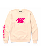 Sweat Col Rond "Fast Girl" Unisexe