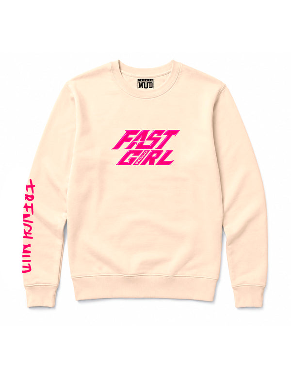 Sweat Col Rond "Fast Girl" Unisexe
