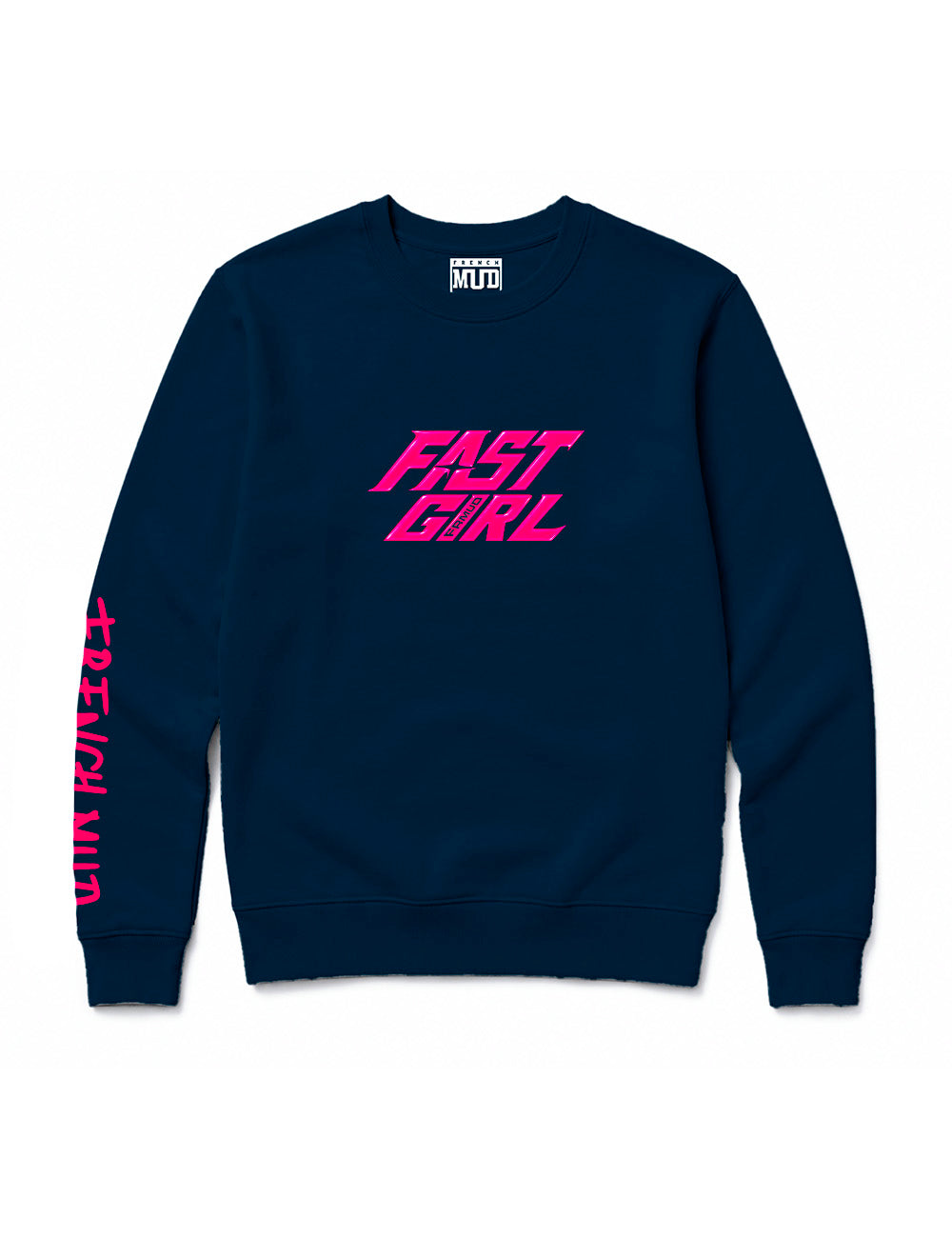 Sweat Col Rond "Fast Girl" Unisexe