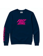 Sweat Col Rond "Fast Girl" Unisexe