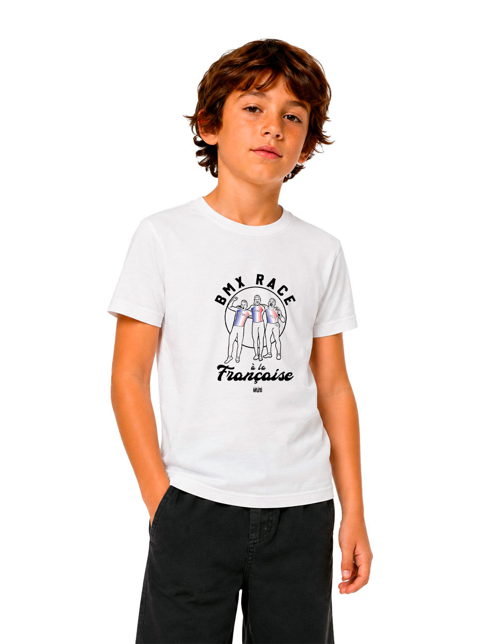 T-Shirt "BMX Race à la Française" Enfant