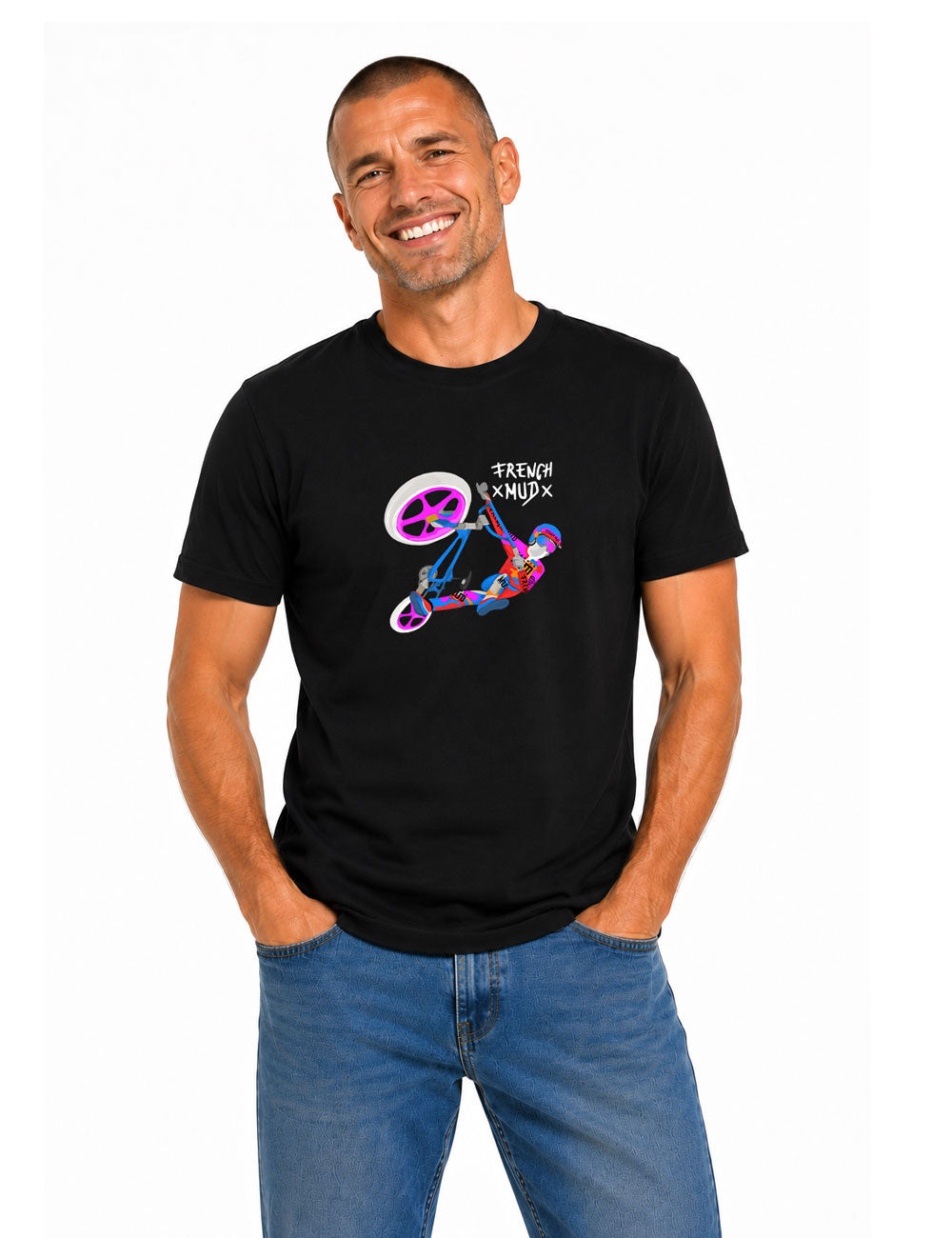T-Shirt "Old School BMX" Unisexe