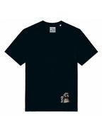 T-Shirt "Guépard" Noir Unisexe