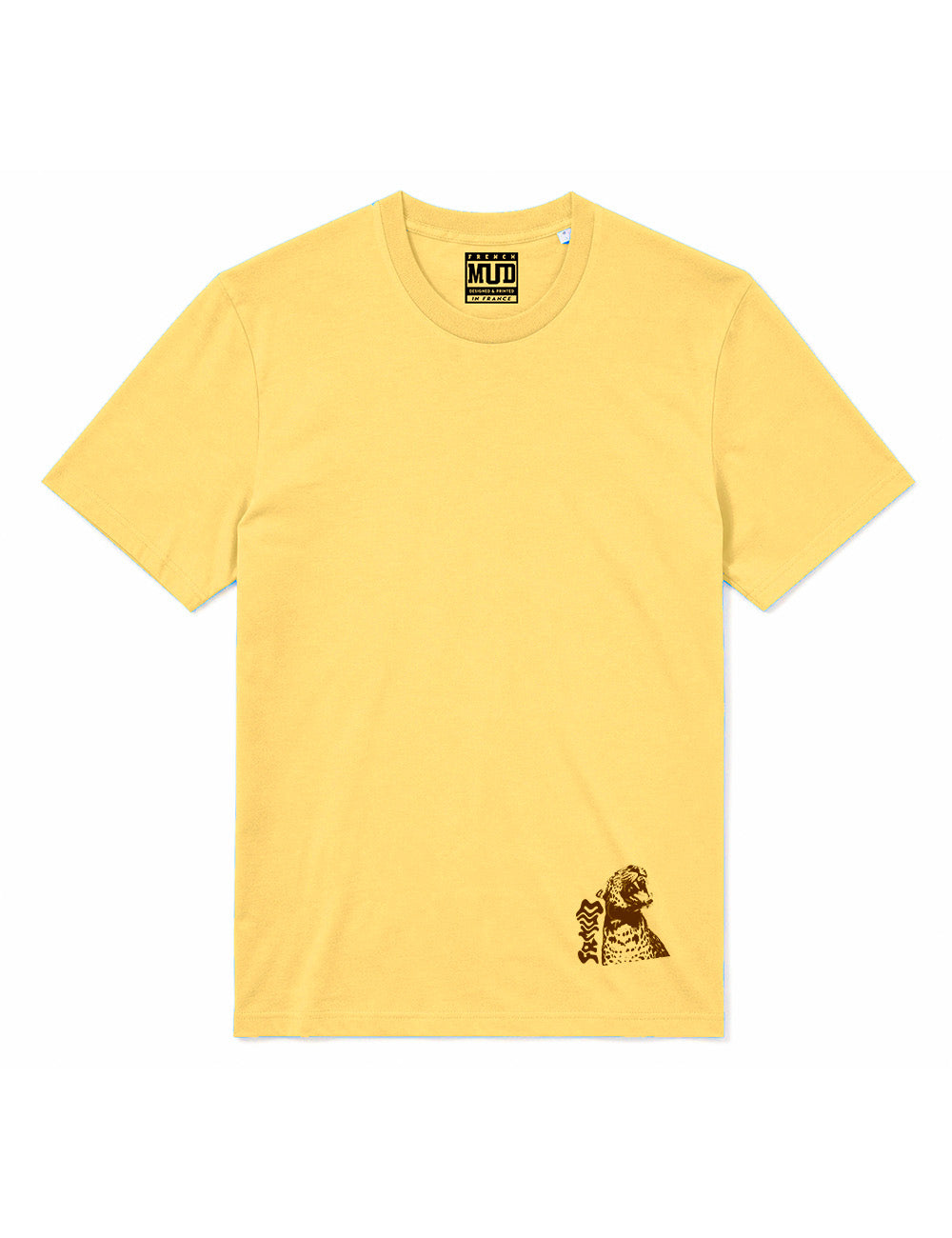 T-Shirt "Guépard" Jaune Unisexe