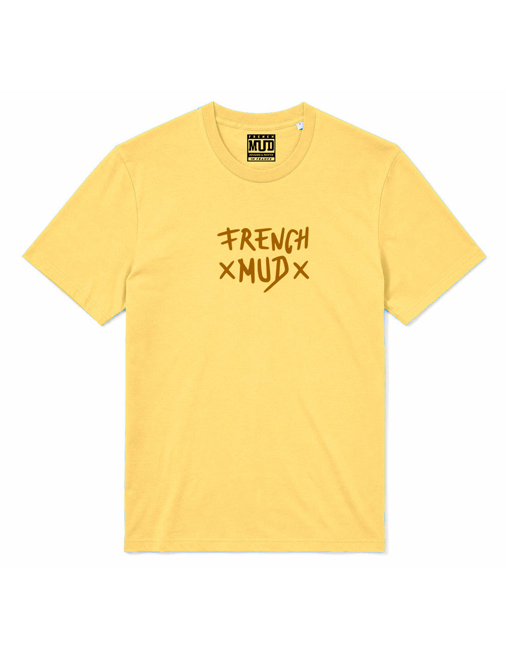 T-Shirt "X French-MUD X" Yellow Unisexe