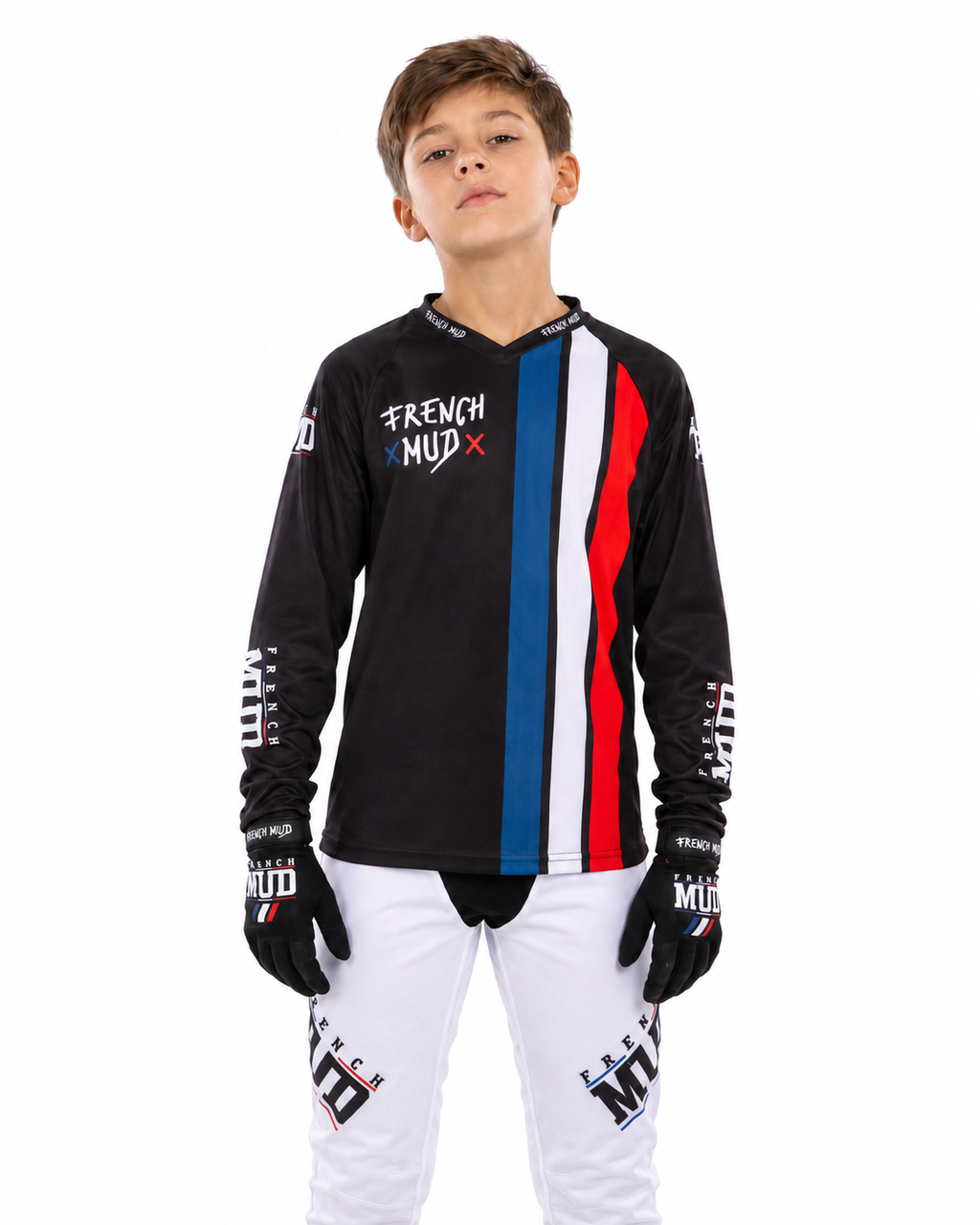 Maillot MX,BMX,DH "François le Français" Enfant