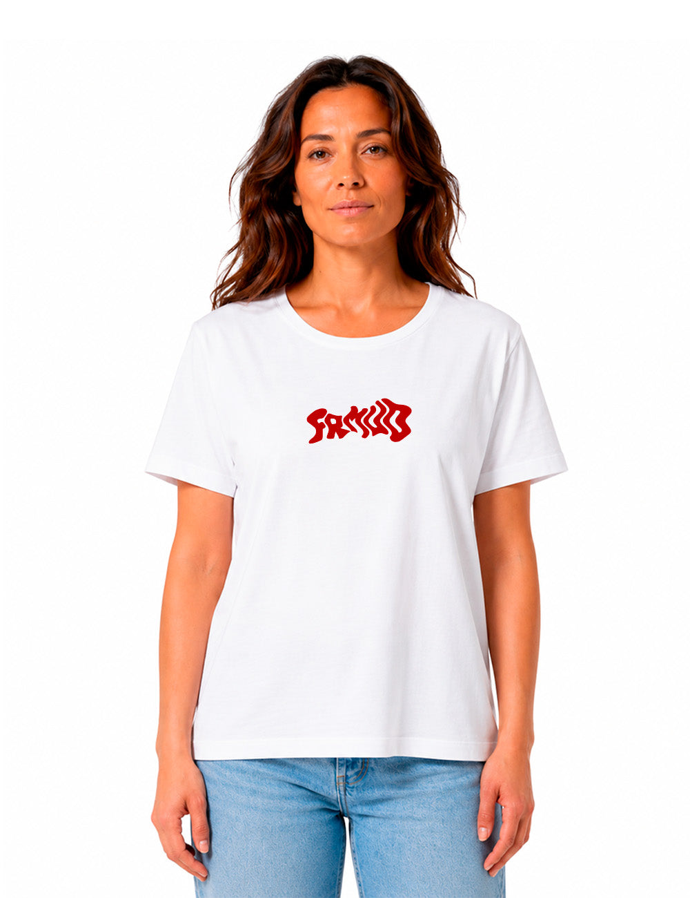T-Shirt "White Slimer" Femme