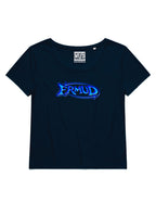 T-Shirt "Navy Glossy" Femme