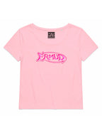 T-Shirt "Pink Glossy" Femme