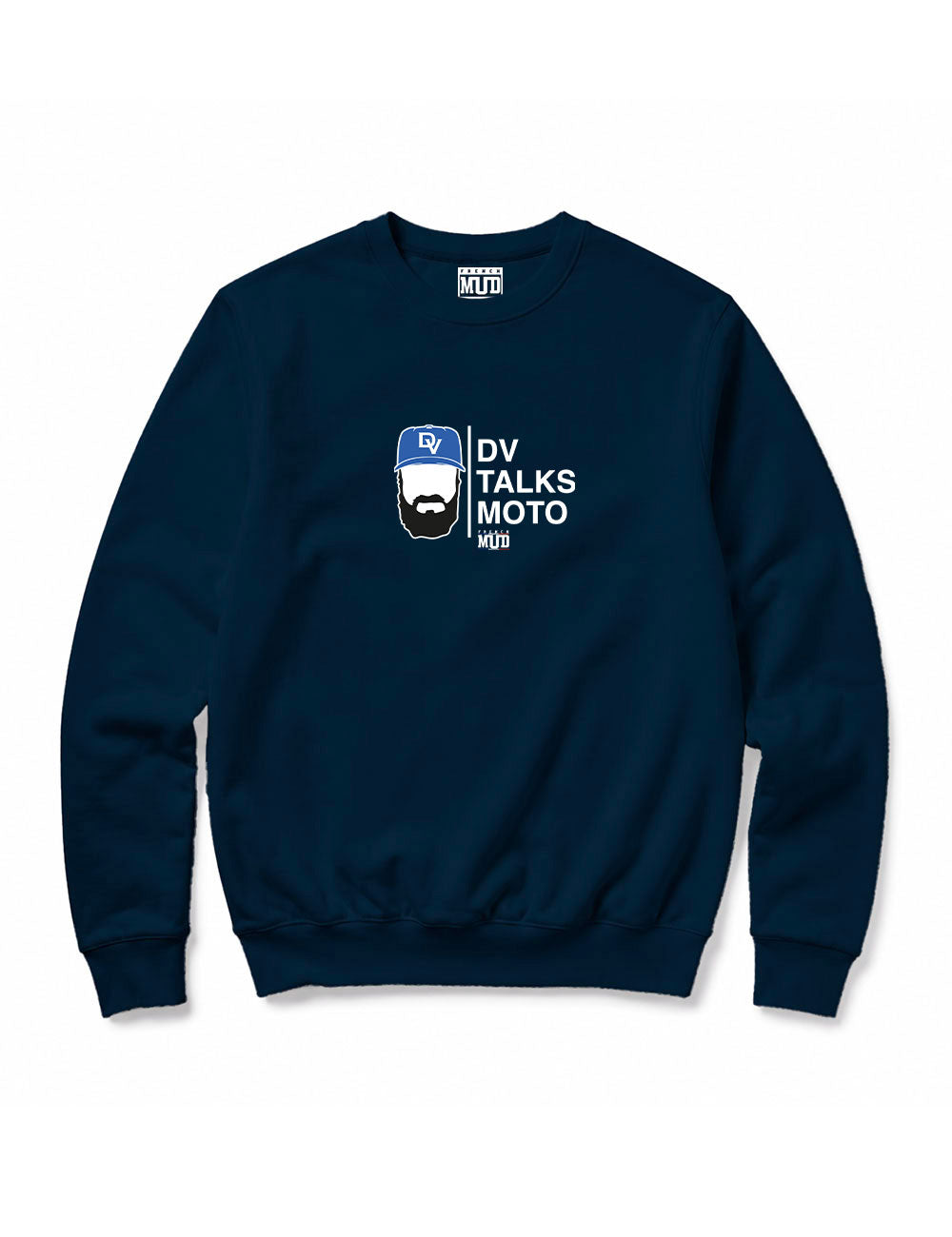Sweat Col Rond "DV Talks Moto" Adulte