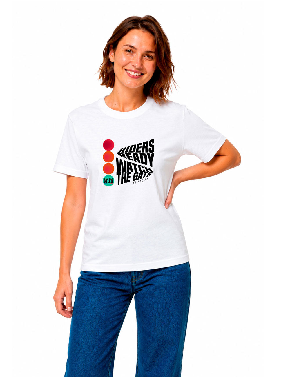 T-Shirt "Riders Ready Watch the Gate" Unisexe