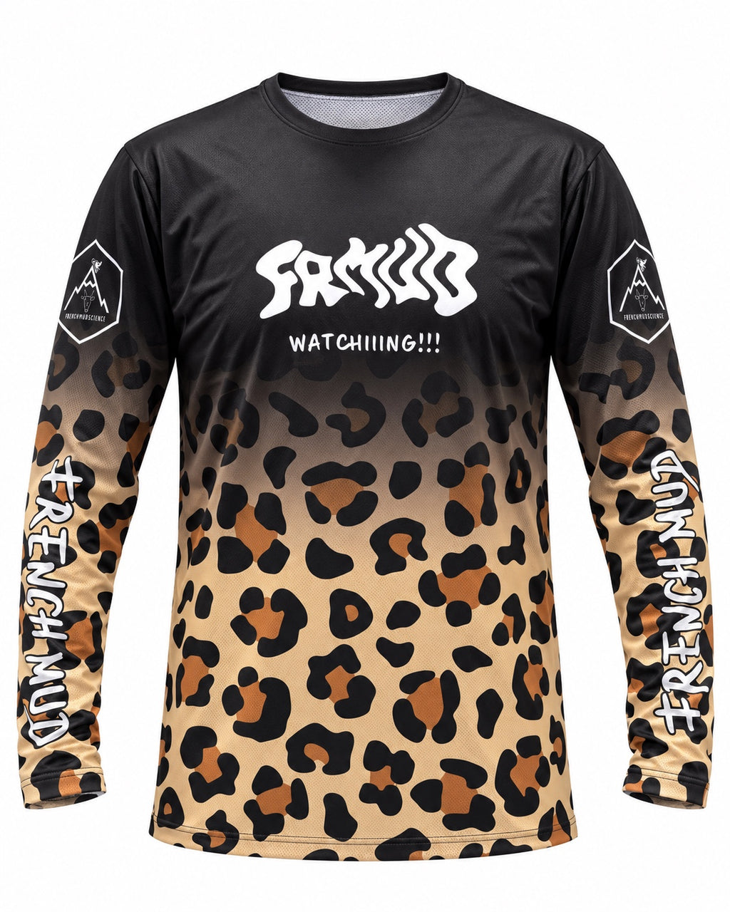 Maillot MX Léopard French-MUD - vue de face