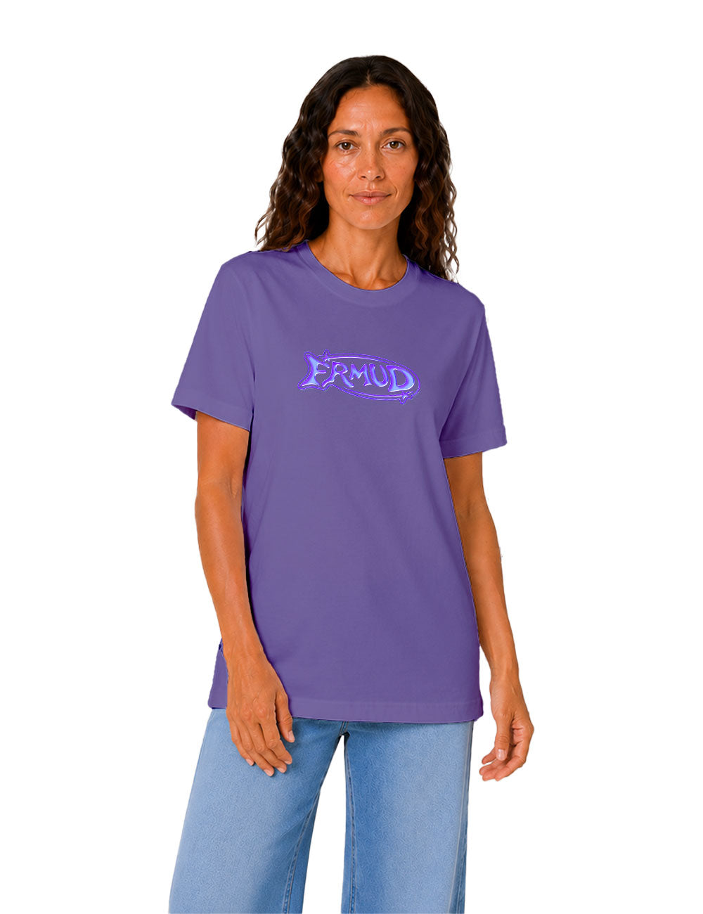 T-Shirt "GLOSSY" violet - unisexe Premium