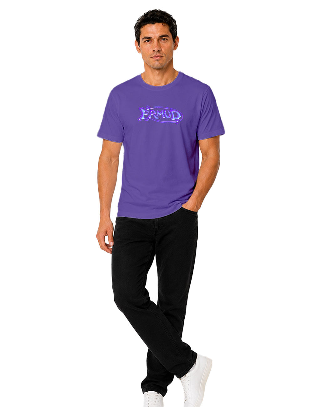 T-Shirt "GLOSSY" violet - unisexe Premium