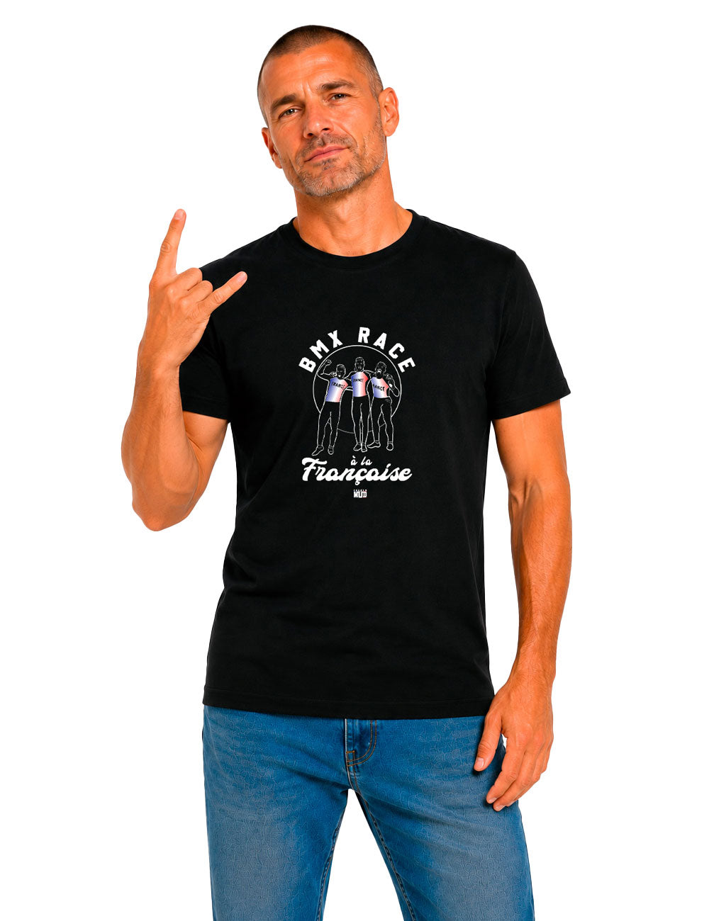 T-Shirt "BMX Race à la Française" Unisexe