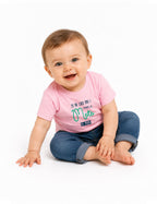 T-shirt bébé "Je ne crie pas j'imite la moto de papa"