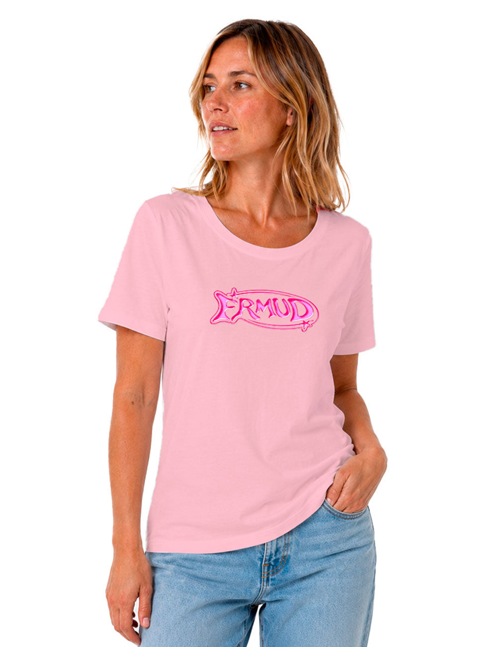 T-Shirt "Pink Glossy" Femme