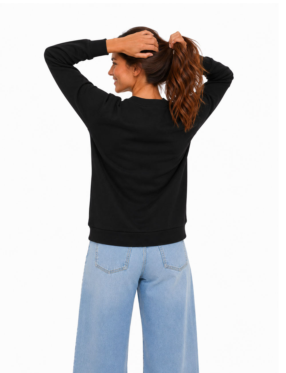 Sweat Col Rond "DV Talks Moto" Adulte