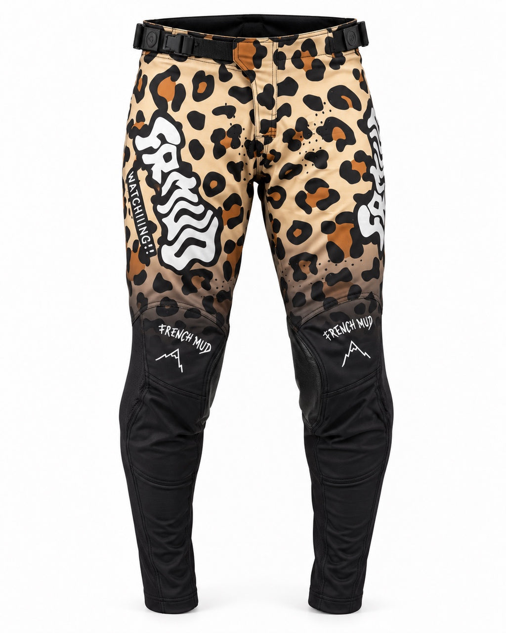 Pantalon MX MOOVE Léopard French-MUD - vue de face