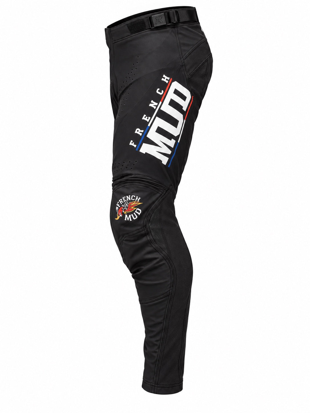 Pantalon MX MOOVE Noir French-MUD - vue côté gauche