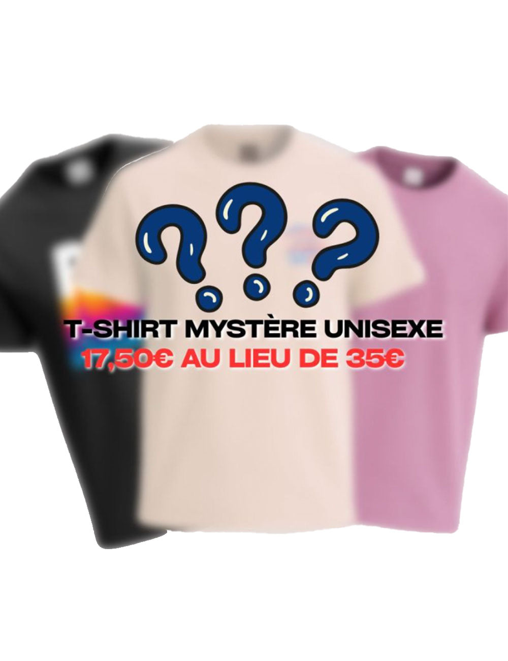 T-Shirt mystère unisexe