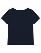 T-Shirt "X French-MUD X Navy" Femme